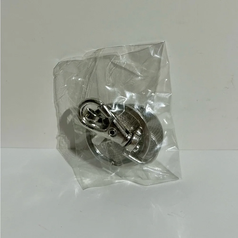 Those We Love Sentiment Keychain Trinket Silver Drawstring Bag Sentimental Card
